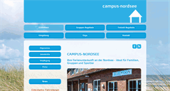 Desktop Screenshot of nordsee-gaestehaus.de